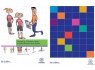 Bright, colourful and engaging illustration and design to share information about keeping children safe.